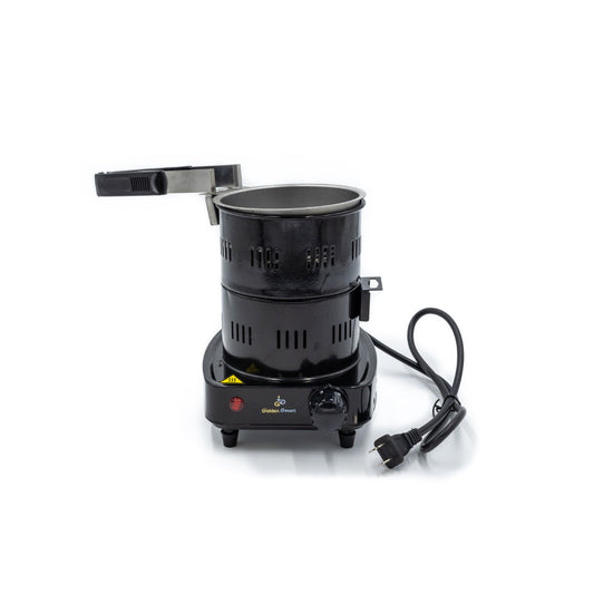 Golden Desert Orb Coal Burner  | Hookah Deals