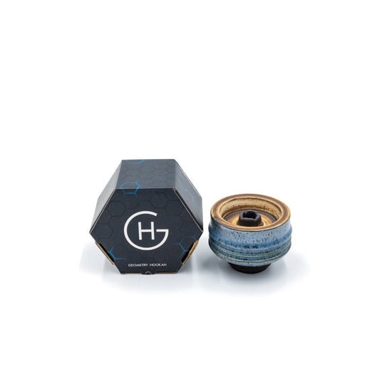 Geometry Phunnel Bowls Blue Polkadot | Hookah Deals