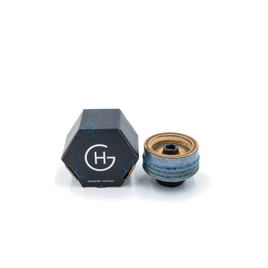 Geometry Phunnel Bowls Blue Polkadot | Hookah Deals