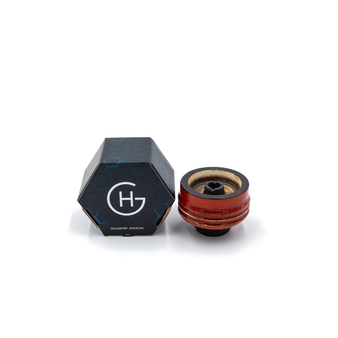 Geometry Phunnel Bowls Dark Red | Hookah Deals