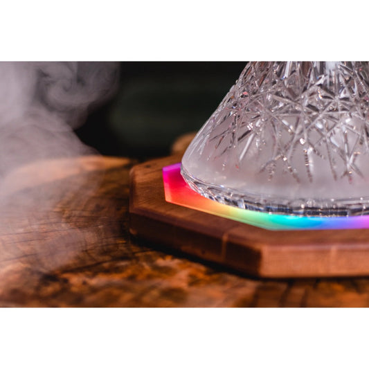 Moshaik Lumix - Moshaik - Lumix - Hookah Coaster - Hookah base protector - LED Hookah Stand | Hookah Deals