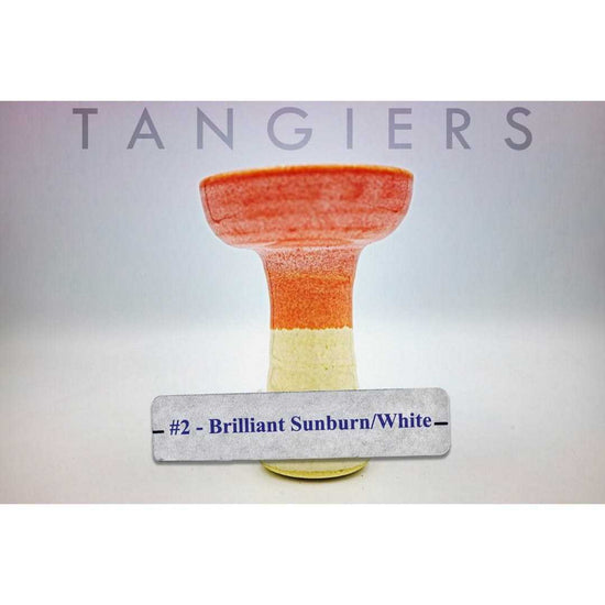 Tangiers Medium Phunnel Bowl (#2) Brilliant Sunburn/White | Hookah Deals