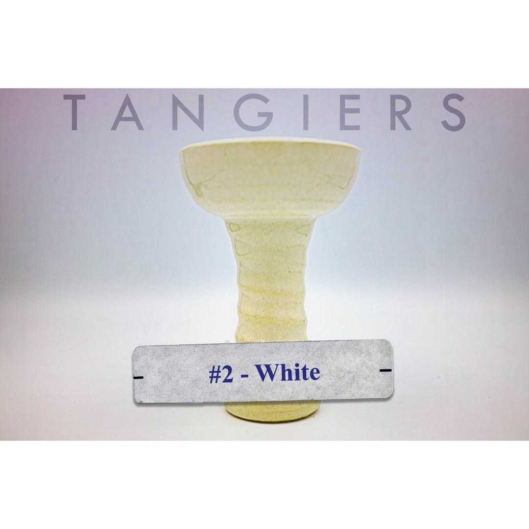 Tangiers Medium Phunnel Bowl (#2) White | Hookah Deals