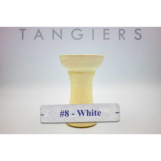 Tangiers Pico Phunnel Bowl (#8) White | Hookah Deals