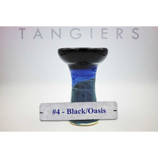 Tangiers Small Phunnel Bowl (#4) Black/Oasis | Hookah Deals