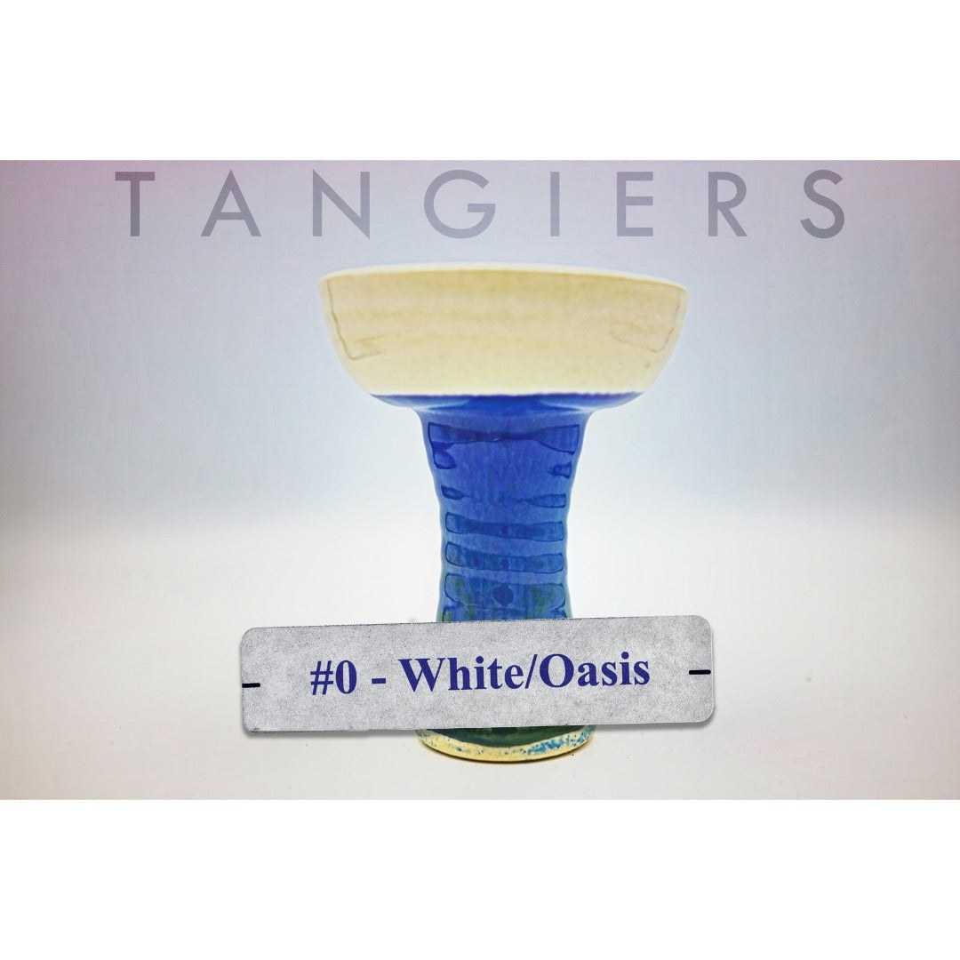 Tangiers XL Lounge Phunnel Bowl (#0) White/Oasis | Hookah Deals