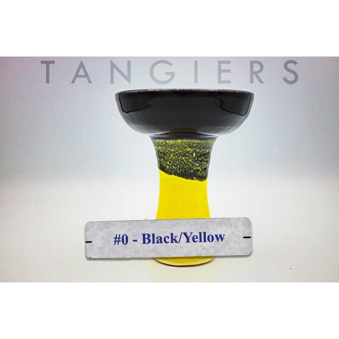 Tangiers XL Lounge Phunnel Bowl (#0) Black/Yellow | Hookah Deals