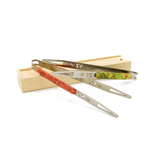 VZ Steel Tongs (Steel) Green | Hookah Deals