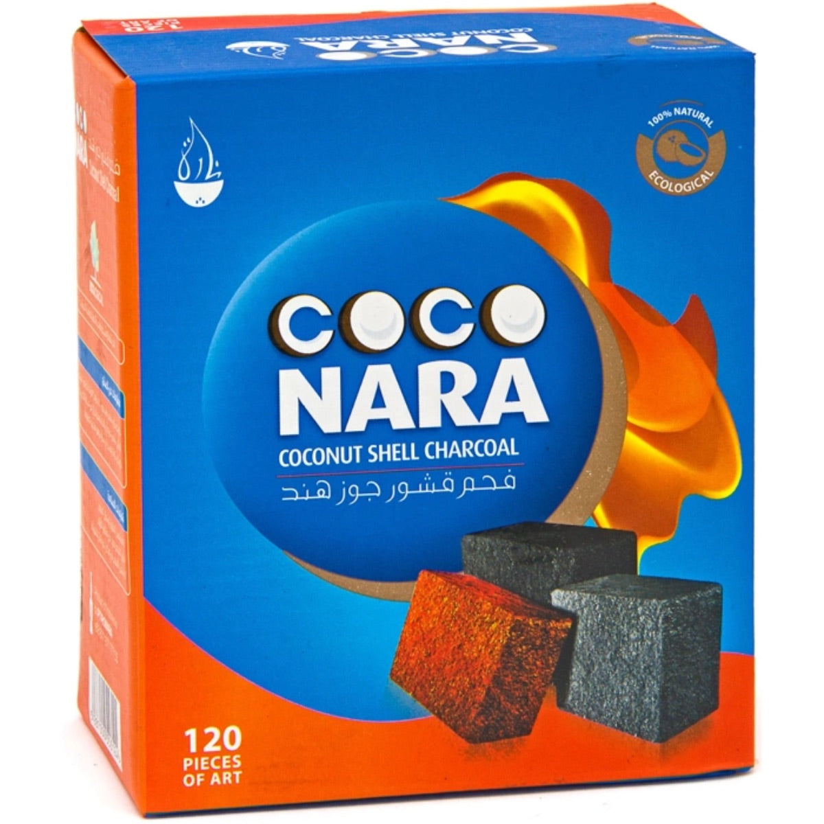 Coco Nara Coal Flats (120pc) | Hookah Deals