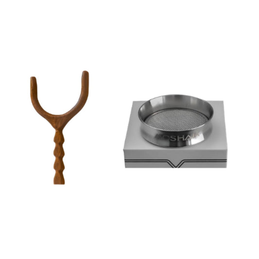 Moshaik Halo + Wood Handle | Hookah Deals