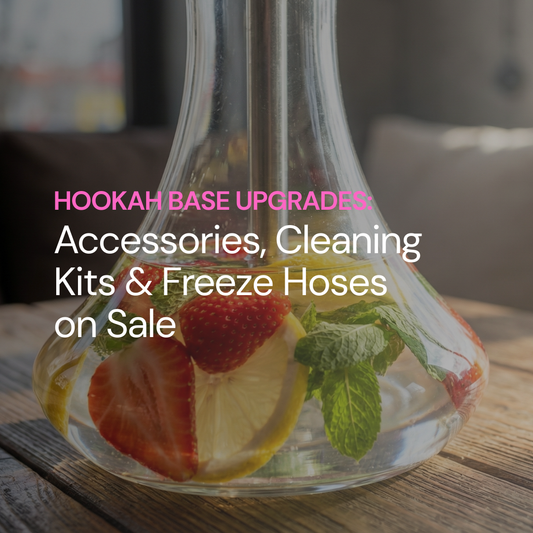 Hookah base with water and fruits in it
