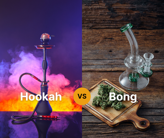 What's the difference between a hookah and a bong?