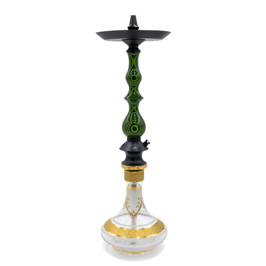 Regal Green/Black Dymondwood Queen Hookah | Hookah Deals