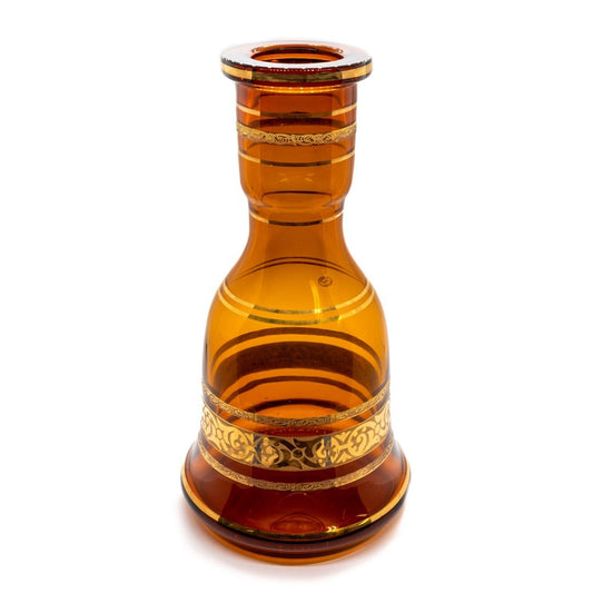 Zahra Bohemian Bell Base Amber | Hookah Deals
