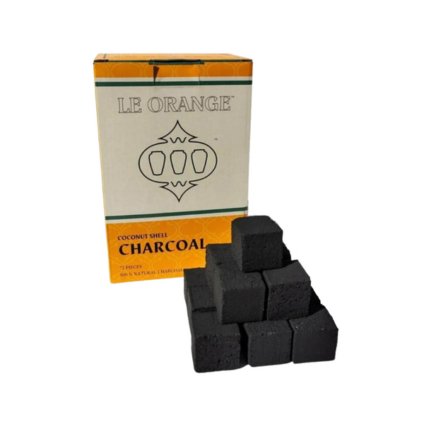 Le Orange 25mm coconut charcoal cubes on sale