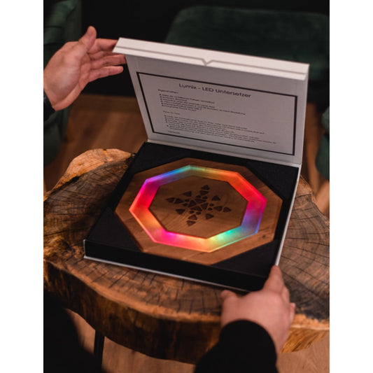 Moshaik Lumix - Moshaik - Lumix - Hookah Coaster - Hookah base protector - LED Hookah Stand | Hookah Deals