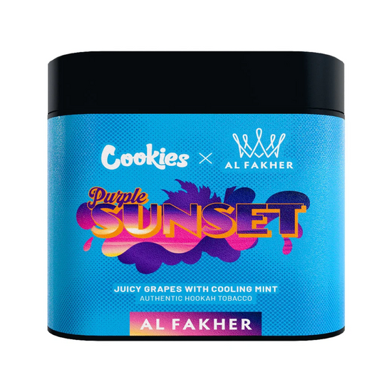 Cookies x Al Fakher Purple Sunset Hookah Tobacco | Hookah Deals
