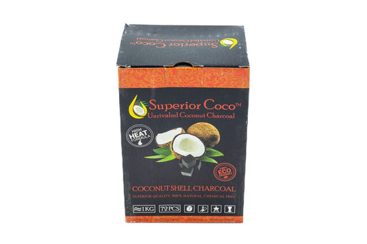 Superior Coco Coals (High Heat Cubes) | Hookah Deals