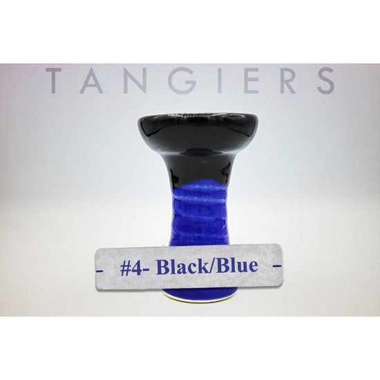 Tangiers Small Phunnel Bowl (#4) Black/Blue | Hookah Deals