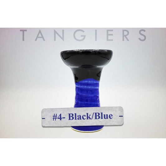 Tangiers Small Phunnel Bowl (#4) Black/Blue | Hookah Deals