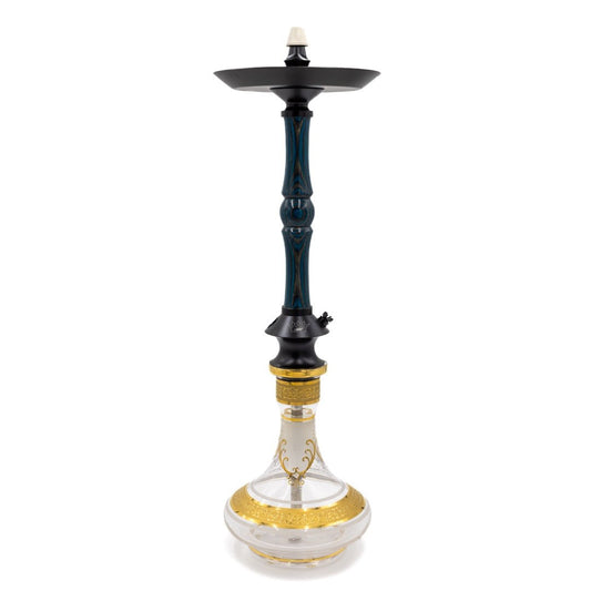Regal Aqua/Grey Dymondwood Queen Hookah | Hookah Deals