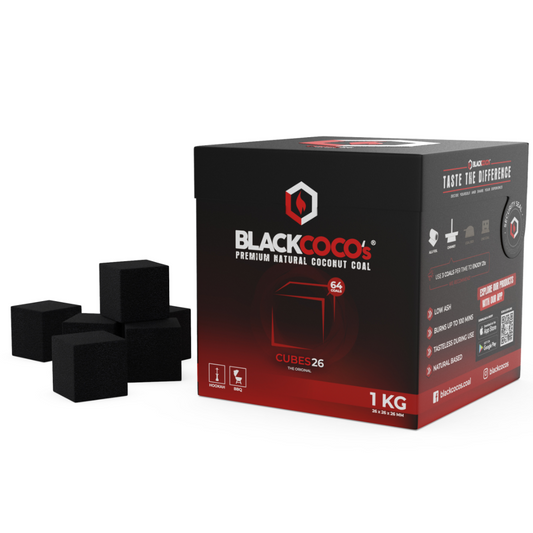 Black Coco's Hookah Coals 26mm | Hookah Deals