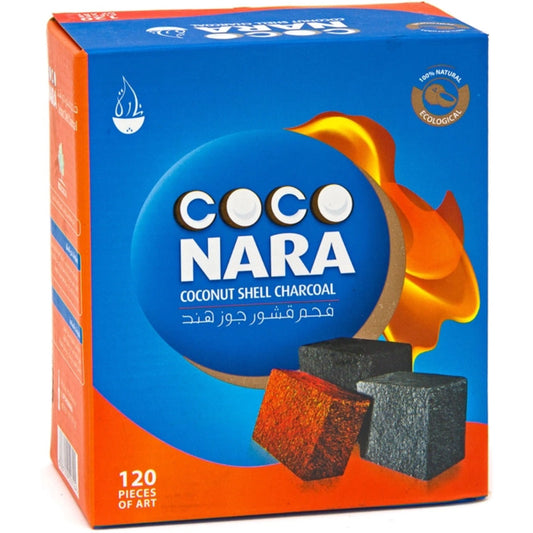 Coco Nara Coal Flats (120pc) | Hookah Deals