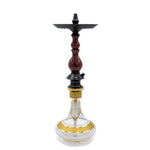 Regal Red/Grey Dymondwood Bishop Hookah (Stem Only)